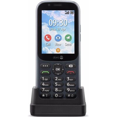 Doro 730X (2.80", 2 Mpx), Cellulare con tasti, Grigio Doro 730X (2.80", 2 Mpx), Cellulare con tasti, Grigio