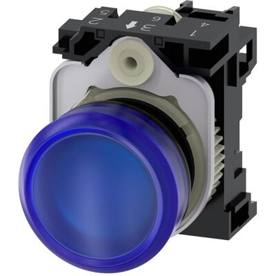 Siemens Indicatore luminoso rotondo 22 mm blu, Domotica Siemens Indicatore luminoso rotondo 22 mm blu, Domotica