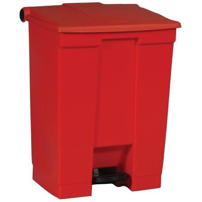 Vepa Bins Contenitore a pedale per l'industria, capacità 68 l, rosso., Pattumiera, Rosso Vepa Bins Contenitore a pedale per l'industria, capacità 68 l, rosso., Pattumiera, Rosso
