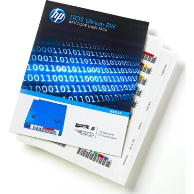 HPE Etichetta con codice a barre (LTO-5 Ultrium), Unità a nastro + Cartucce dati HPE Etichetta con codice a barre (LTO-5 Ultrium), Unità a nastro + Cartucce dati