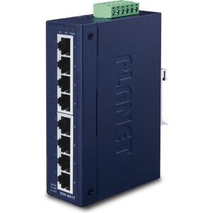 Planet Switch industriale Fast Ethernet 8-Port 10/100 Mbps RJ45 IP30 (8 porte), Switch di rete, Nero Planet Switch industriale Fast Ethernet 8-Port 10/100 Mbps RJ45 IP30 (8 porte), Switch di rete, Nero