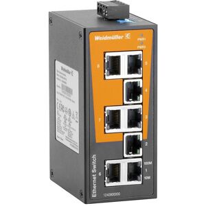 Weidmüller Network Switch Unmanaged, Fast Ethernet (8 porte), Switch di rete, Arancia Weidmüller Network Switch Unmanaged, Fast Ethernet (8 porte), Switch di rete, Arancia
