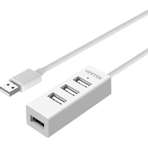 Unitek 4 Ports USB 2.0 Hub (USB-A, 4 porte), Docking station + Hub USB, Bianco Unitek 4 Ports USB 2.0 Hub (USB-A, 4 porte), Docking station + Hub USB, Bianco