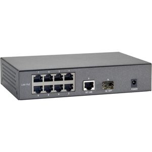 LevelOne FGP-1000W90 Switch 10 porte Fast Ethernet PoE 1 x Gigabit RJ45 1 x Gigabit SFP 9 uscite PoE 90W (10 porte), Switch di rete, Grigio LevelOne FGP-1000W90 Switch 10 porte Fast Ethernet PoE 1 x Gigabit RJ45 1 x Gigabit SFP 9 uscite PoE 90W (10 porte), Switch di rete, Grigio