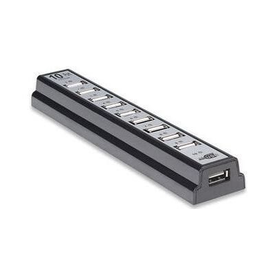 Manhattan 161572 (USB-A, 10 porte), Docking station + Hub USB, Nero Manhattan 161572 (USB-A, 10 porte), Docking station + Hub USB, Nero