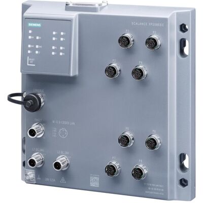 Switch Ethernet Industriale Siemens - Modello 6GK5208-0HA00-2ES6 - Gestito, 8x 10/100 Mbit/s, IP65 Switch Ethernet Industriale Siemens - Modello 6GK5208-0HA00-2ES6 - Gestito, 8x 10/100 Mbit/s, IP65