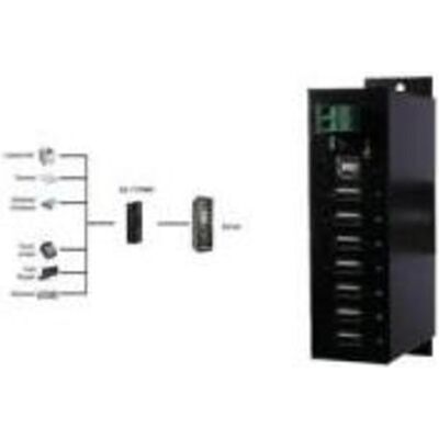 EXSYS 39788 (USB-B, 7 porte), Docking station + Hub USB, Nero EXSYS 39788 (USB-B, 7 porte), Docking station + Hub USB, Nero