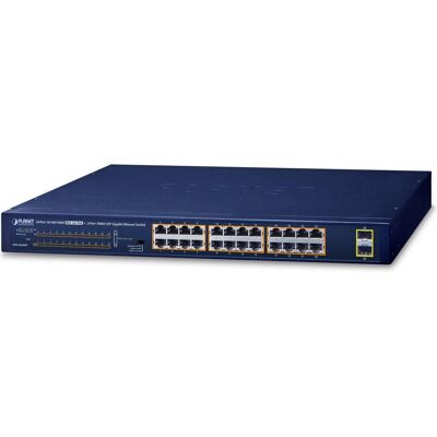 Planet Interruttore GSW-2620HP (24 porte), Switch di rete, Nero Planet Interruttore GSW-2620HP (24 porte), Switch di rete, Nero