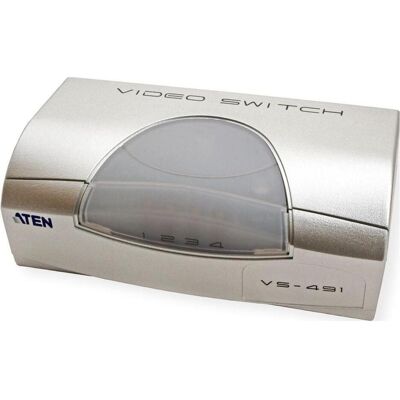 Aten VS491 Switch video VGA, 1 monitor - 4 PC, Switch box Aten VS491 Switch video VGA, 1 monitor - 4 PC, Switch box