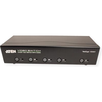 Aten Porta VGA Interruttore Audio/Video, Switch box Aten Porta VGA Interruttore Audio/Video, Switch box