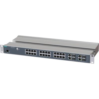 Siemens Switch Ethernet industriale 6GK5328-4FS00-3RR3 (28 porte), Switch di rete, Nero, Grigio Siemens Switch Ethernet industriale 6GK5328-4FS00-3RR3 (28 porte), Switch di rete, Nero, Grigio