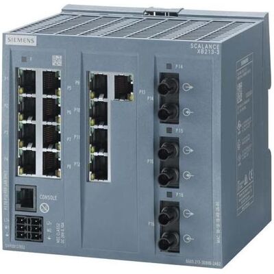 Siemens Modello 6GK5213-3BB00-2TB2 Switch Ethernet Industriale - Layer 2 Gestito IP20 Siemens Modello 6GK5213-3BB00-2TB2 Switch Ethernet Industriale - Layer 2 Gestito IP20