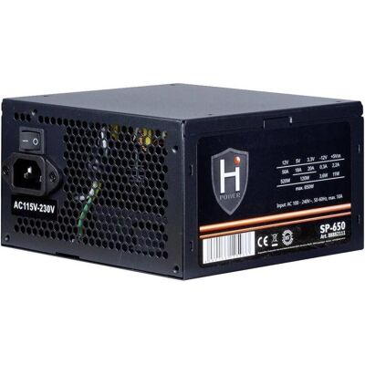 Intertech HiPower (650 W), Alimentatore PC, Nero Intertech HiPower (650 W), Alimentatore PC, Nero