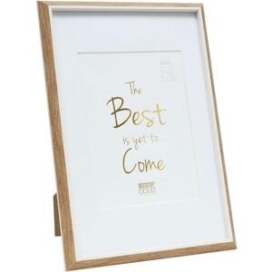 Deknudt, Cornice, S46WG4 P1 colore naturale 20x30 plastica bordo bianco / passep. (20 x 30 cm) Deknudt, Cornice, S46WG4 P1 colore naturale 20x30 plastica bordo bianco / passep. (20 x 30 cm)