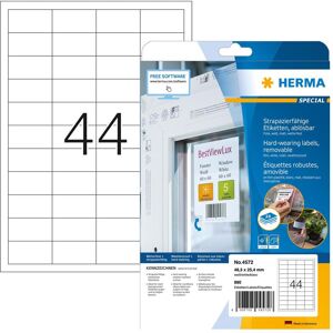 HERMA, Etichette, Etichette resistenti alle intemperie A4 rimovibili HERMA, Etichette, Etichette resistenti alle intemperie A4 rimovibili