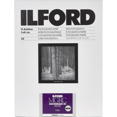Ilford 1x 25 MG RC DL 44M 18x24 (190 g/m², 18 x 24 cm, 25 pz.), Carta fotografica, Bianco Ilford 1x 25 MG RC DL 44M 18x24 (190 g/m², 18 x 24 cm, 25 pz.), Carta fotografica, Bianco