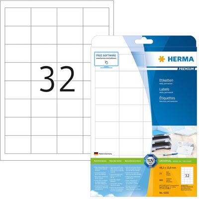 HERMA, Etichette, Etichette universali A4 HERMA, Etichette, Etichette universali A4
