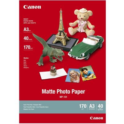Canon - MP-101 - 170 g/m² - A3 - Carta fotografica Canon - MP-101 - 170 g/m² - A3 - Carta fotografica