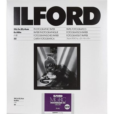 Carta fotografica Ilford Perla RC 20,3x25,4cm - 25 Fogli Carta fotografica Ilford Perla RC 20,3x25,4cm - 25 Fogli