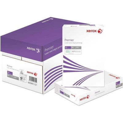 Xerox Carta, Carta per fotocopie Premier A3, Bianco, 80 g/m², 2500 fogli (A3, 2500 lamelle, 80 g/m²) Xerox Carta, Carta per fotocopie Premier A3, Bianco, 80 g/m², 2500 fogli (A3, 2500 lamelle, 80 g/m²)
