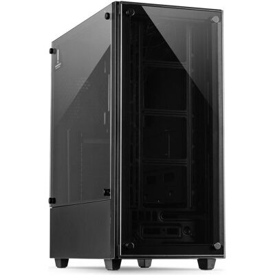 Intertech C-303 Specchio (ATX, mATX, Mini-ITX), Case PC, Nero Intertech C-303 Specchio (ATX, mATX, Mini-ITX), Case PC, Nero