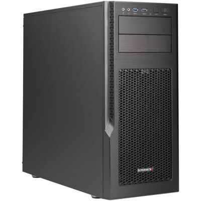 Supermicro S5 GS5A-754K (ATX, mATX), Case PC, Grigio, Nero Supermicro S5 GS5A-754K (ATX, mATX), Case PC, Grigio, Nero