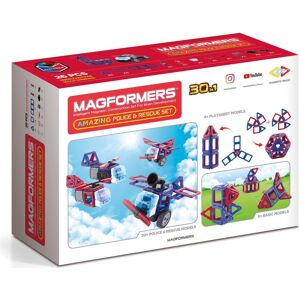 Magformers stupefacente polizia + set di salvataggio Magformers stupefacente polizia + set di salvataggio
