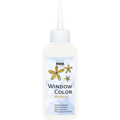 Kreul, Colore + Vernice per fai da te, Colore della finestra metallico (80 ml) Kreul, Colore + Vernice per fai da te, Colore della finestra metallico (80 ml)