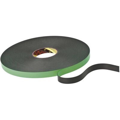 Nastro in schiuma biadesivo 3M 9508B - Nero - 19mm x 66m Nastro in schiuma biadesivo 3M 9508B - Nero - 19mm x 66m