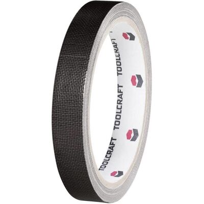Toolcraft, Nastro adesivo, Nastro in tessuto HEB15L10SC Sch (15 mm) Toolcraft, Nastro adesivo, Nastro in tessuto HEB15L10SC Sch (15 mm)