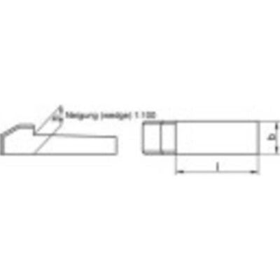 TOOLCRAFT 138879 Acciaio C45K Spilatore - 12mm x 40mm - 25 pezzi TOOLCRAFT 138879 Acciaio C45K Spilatore - 12mm x 40mm - 25 pezzi