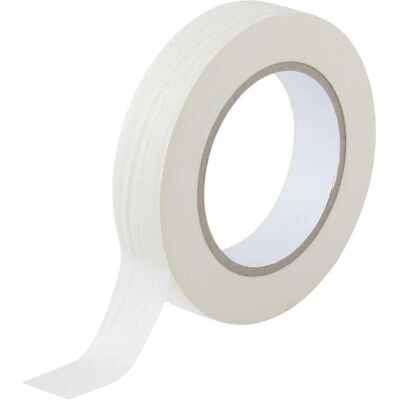 Toolcraft, Nastro adesivo, Nastro adesivo bianco (L x W) 50 m x (25 mm) Toolcraft, Nastro adesivo, Nastro adesivo bianco (L x W) 50 m x (25 mm)