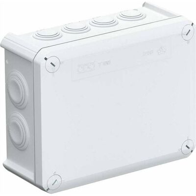 Scatola di derivazione elettrica grigia chiara Obo Bettermann - T160 - IP66 Scatola di derivazione elettrica grigia chiara Obo Bettermann - T160 - IP66