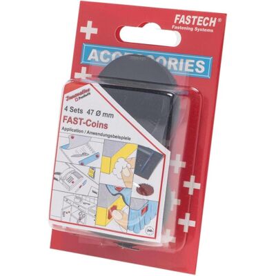 Fastech, Nastro in velcro, 4 SET DI MONETE VELOCI PS-A69 (47 mm) Fastech, Nastro in velcro, 4 SET DI MONETE VELOCI PS-A69 (47 mm)