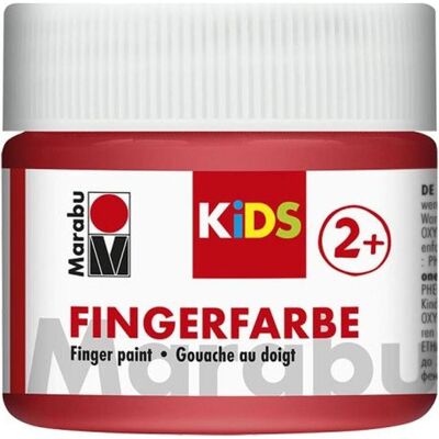 Marabu, Colore + Vernice per fai da te, Vernice per dita 100ml rosso (100 ml) Marabu, Colore + Vernice per fai da te, Vernice per dita 100ml rosso (100 ml)