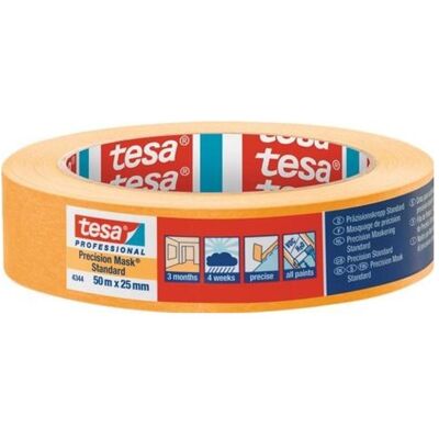 tesa, Nastro adesivo, Maschera di precisione 4344 25 mm x 50 m (25 mm) tesa, Nastro adesivo, Maschera di precisione 4344 25 mm x 50 m (25 mm)