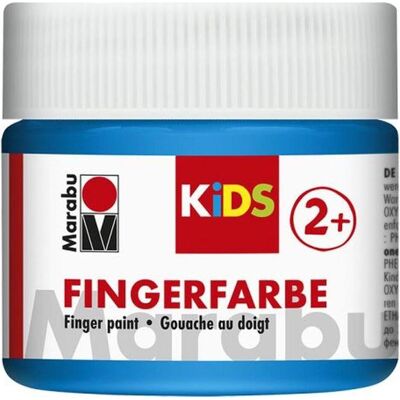 Marabu, Colore + Vernice per fai da te, Vernice per dita 100ml blu (100 ml) Marabu, Colore + Vernice per fai da te, Vernice per dita 100ml blu (100 ml)