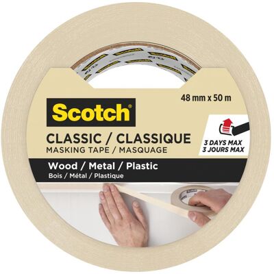 Scotch, Nastro adesivo, Nastro da pittore classico (48 mm) Scotch, Nastro adesivo, Nastro da pittore classico (48 mm)