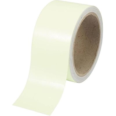 Toolcraft, Nastro adesivo, Nastro adesivo, fosforescente (25 mm) Toolcraft, Nastro adesivo, Nastro adesivo, fosforescente (25 mm)