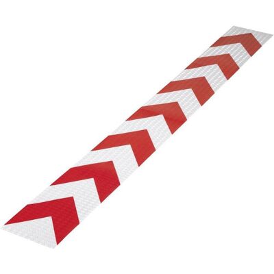 Toolcraft, Nastro adesivo, Strisce di avvertimento riflettenti (115 mm) Toolcraft, Nastro adesivo, Strisce di avvertimento riflettenti (115 mm)