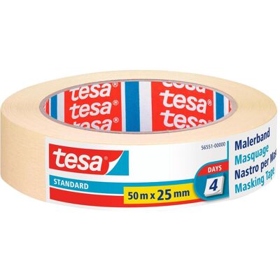 tesa, Nastro adesivo, Nastro da imbianchino ECONOMIA (25 mm) tesa, Nastro adesivo, Nastro da imbianchino ECONOMIA (25 mm)