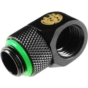 Bitspower Angolo 1/4 di pollice su IG 1/4 di pollice - ruotabile, Accessori raccordi di raffreddamento, Nero Bitspower Angolo 1/4 di pollice su IG 1/4 di pollice - ruotabile, Accessori raccordi di raffreddamento, Nero