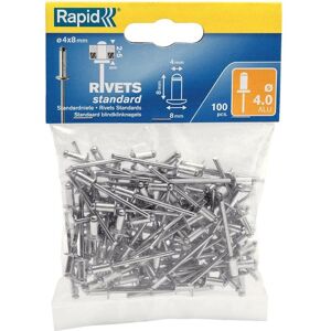 Rapid, Rivetti, Rivetto cieco standard Ø 4,0 x 8 mm Rapid, Rivetti, Rivetto cieco standard Ø 4,0 x 8 mm