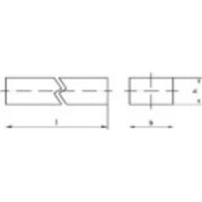 TOOLCRAFT 138556 Acciaio a chiave C45 + C - 1000mm x 20mm - Barra di acciaio TOOLCRAFT 138556 Acciaio a chiave C45 + C - 1000mm x 20mm - Barra di acciaio