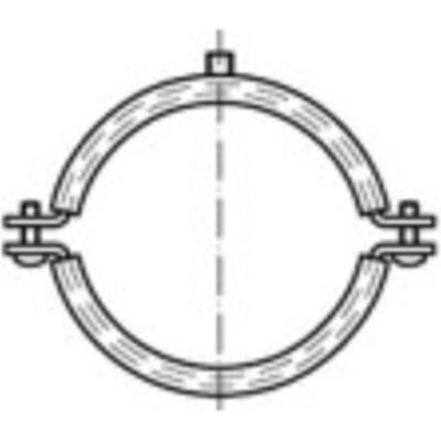 TOOLCRAFT 137794 Fascetta per tubi in acciaio zincato - 53 mm TOOLCRAFT 137794 Fascetta per tubi in acciaio zincato - 53 mm