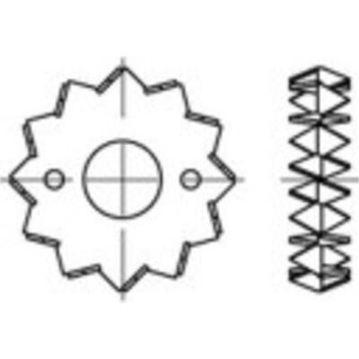 TOOLCRAFT 135729 Raccordo in legno - Lamiera d'acciaio 62 mm TOOLCRAFT 135729 Raccordo in legno - Lamiera d'acciaio 62 mm
