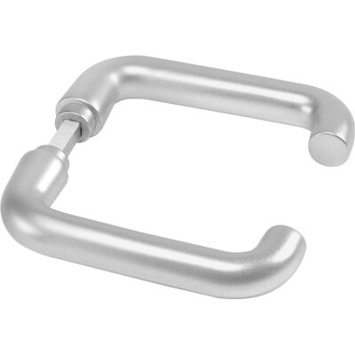 Andreas Maier GmbH & Co. KG Coppia maniglie porta - Alluminio 105 - Forma a U, rotonda, guida 18mm Andreas Maier GmbH & Co. KG Coppia maniglie porta - Alluminio 105 - Forma a U, rotonda, guida 18mm