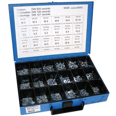 Werkstarck Dadi, Dischi e Anelli Elastici - DIN 934,125,127 Werkstarck Dadi, Dischi e Anelli Elastici - DIN 934,125,127