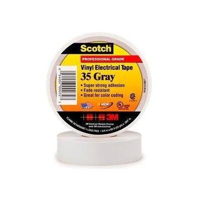 3M Nastro adesivo, Nastro isolante Scotch 35 Grigio (L (19 mm) 3M Nastro adesivo, Nastro isolante Scotch 35 Grigio (L (19 mm)