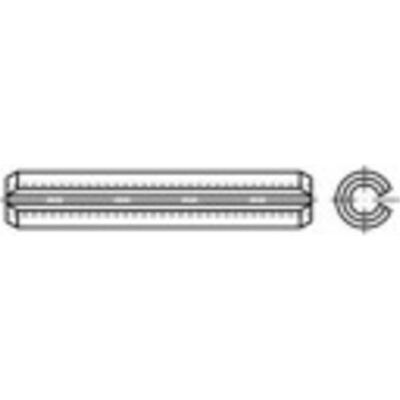 TOOLCRAFT Spilli in acciaio a molla - 10 x 45 mm - 100 pezzi TOOLCRAFT Spilli in acciaio a molla - 10 x 45 mm - 100 pezzi